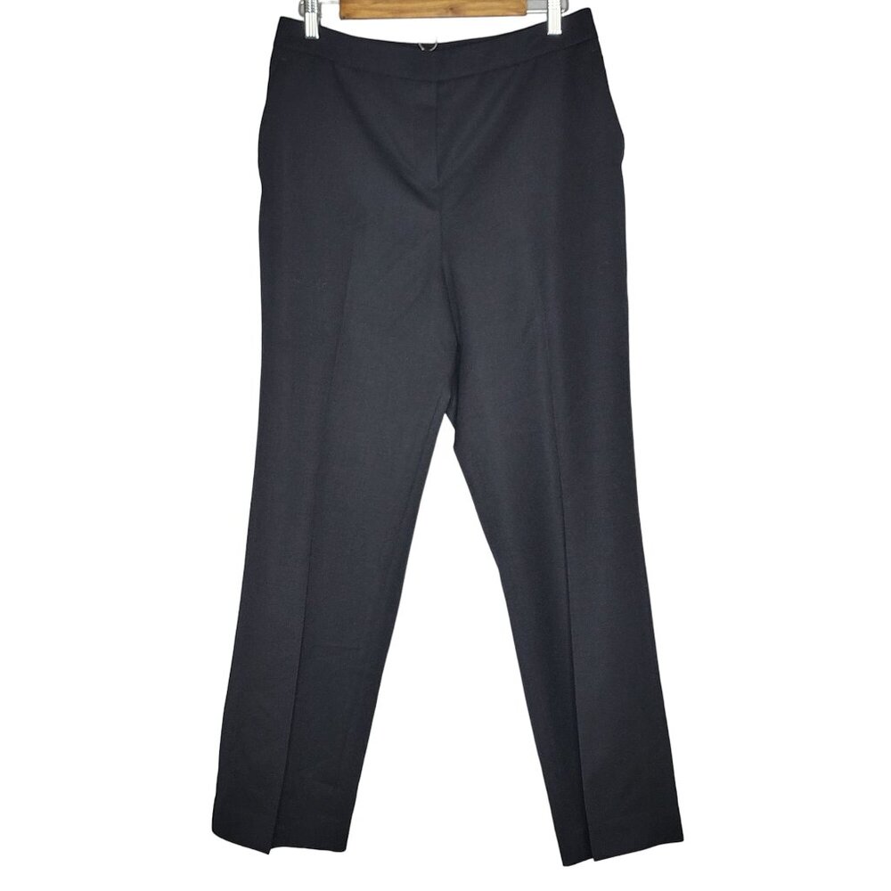 Pendleton Womens Black Wool Dress Pants Academia Business Office Old Money 10